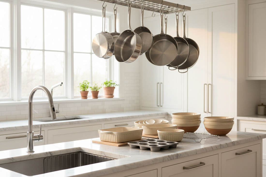 Creating a More Functional Kitchen with Kitchen Fixtures, Bakeware, and Cookware