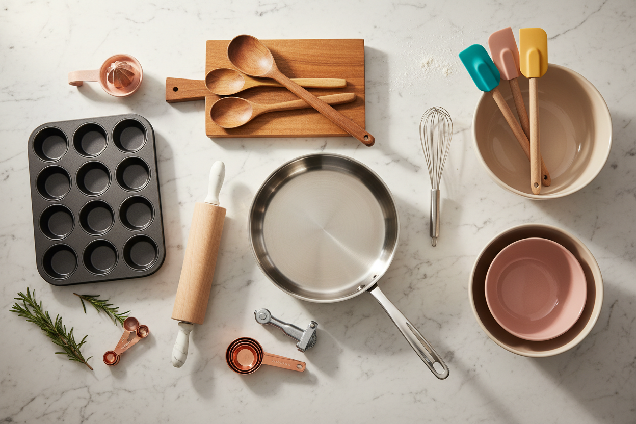 Master Home Cooking with Cookware, Kitchen Utensils & Gadgets, and Bakeware