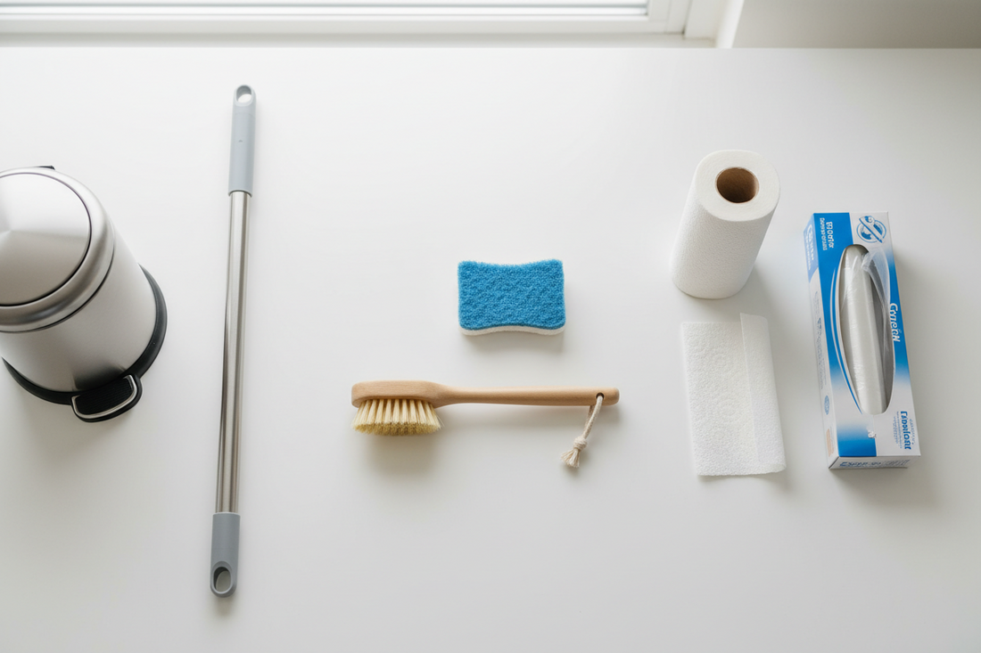 Simplify Everyday Cleaning with Cleaning Tools, Trash, and Paper & Plastic