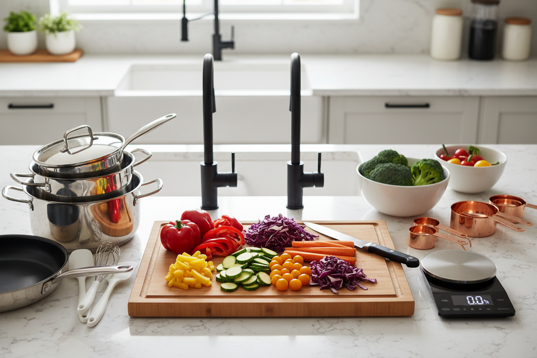 Simplify Meal Prep with Kitchen Utensils & Gadgets, Kitchen Fixtures, and Cookware