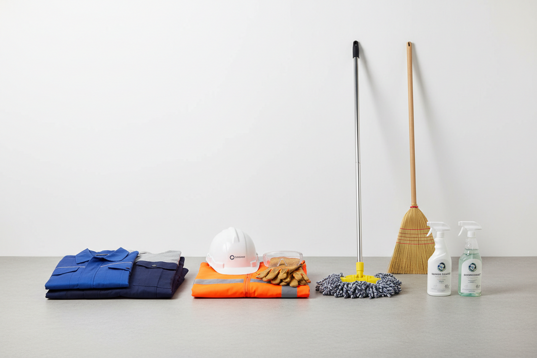 Workplace Safety Starts with Personal Protective Equipment, Uniforms, and Cleaning Tools