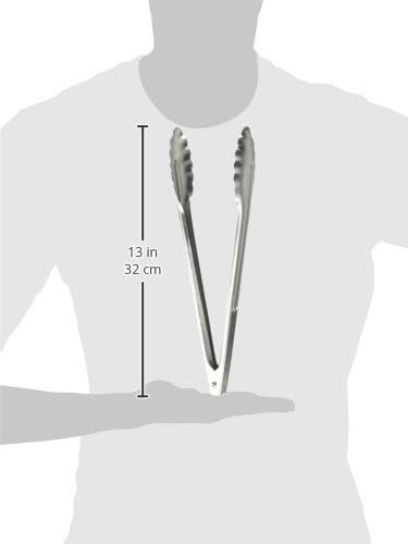 Winco Stainless Steel, Coiled Spring Utility Tong Heavyweight - Image 3