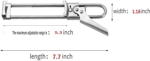 Master Jar & Bottle Opener, Adjustable Multifunctional Stainless Steel Can - Image 8