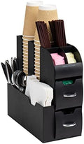 Mind Reader Cup and Condiment Station, Countertop Organizer, Coffee Bar by MindReader