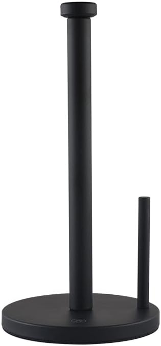 Black Paper Towel Holder Countertop Stainless Steel Paper Towel Stand - Image 2