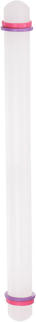 HARFINGTON Fondant Rolling Pin 20 Inch x 0.98 Inch Adjustable Guide Rings by HARFINGTON