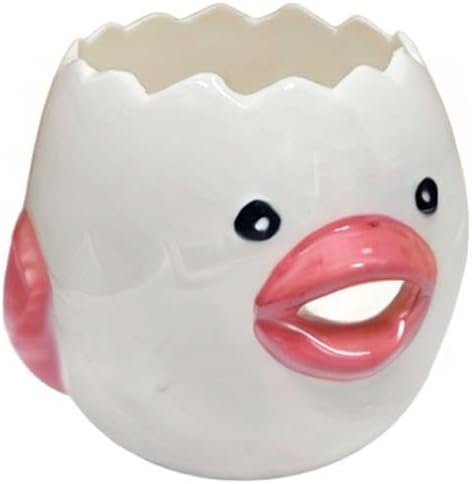 LuoCoCo Cute Egg Separator, Ceramics Vomiting Chicken Egg Yolk White Separator - Image 6