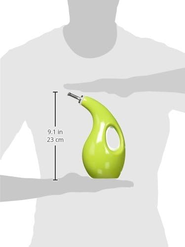 Rachael Ray Solid Glaze Ceramics EVOO Olive Oil Bottle Dispenser - Image 3