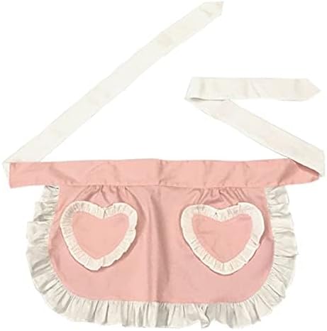 CRB Fashion Waist Apron Kitchen Cooking Restaurant Cotton Bistro Half Aprons - Image 2
