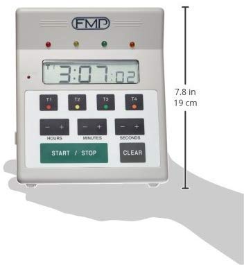 FMP Digital 4 Channel Commercial Kitchen Countdown Timer, Water Resistant - Image 4