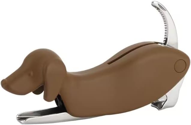 Buddy the Bordeaux Collie Black Dog Corkscrew, Professional Waiters Corkscrew by FAFAXOXO