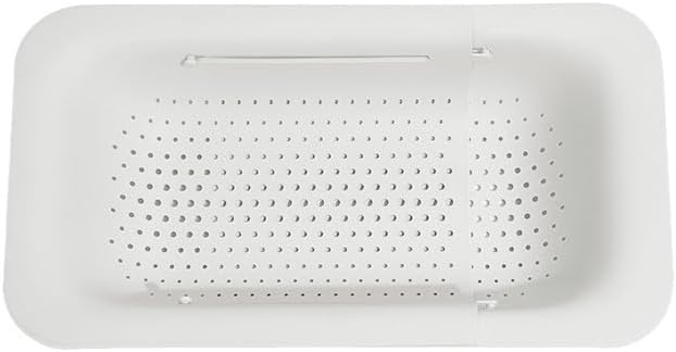 NIWWIN Collapsible Kitchen Colander Strainer, Expandable Over the Sink Colander by NIWWIN