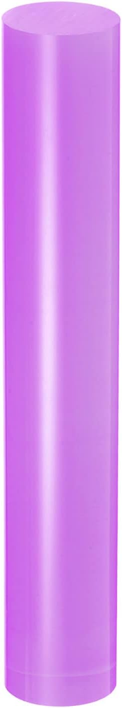 HARFINGTON Acrylic Clay Roller 6 Inch x 1 Inch Solid Non-Stick Plastic Round by HARFINGTON