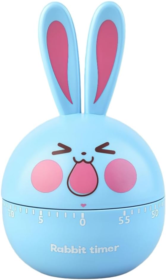 Cartoon Mechanical Kitchen Timer, 60 Minutes Countdown Timer, Mechanical Visual by Unknown