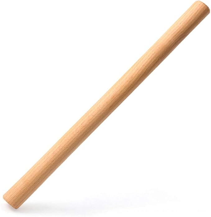 Non-stick Rolling Pin Wood Dough Roller Classic by IELEK