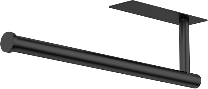 Paper Towel Holder Under Cabinet, Self-Adhesive, No Drilling, Stainless Steel by CHIKESI