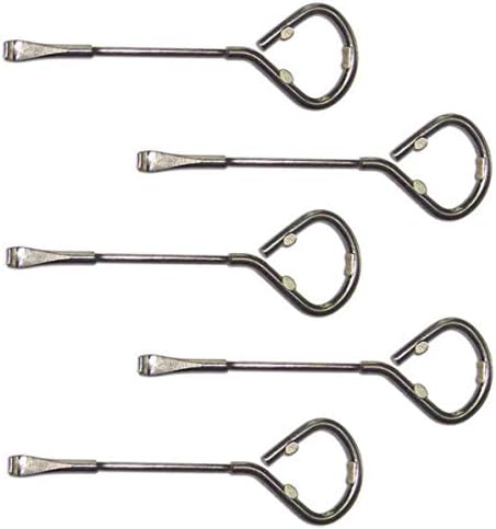 5 Pack Paint Can Opener, Bottle Opener, Metal Paint Can Opening Tool, 5 Pack by Unknown