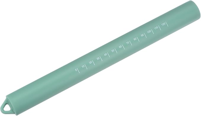 HARFINGTON Silicone Rolling Pin 10" Silicone Surface Non-Stick Stainless Steel - Image 3