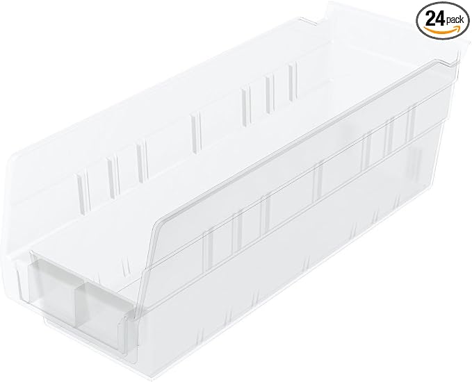 Akro-Mils 30120 Plastic Shelf Bins, Heavy Duty Storage Bins by Akro-Mils