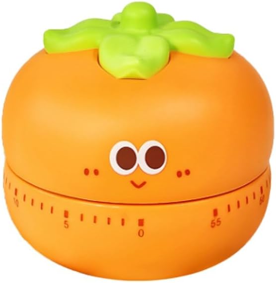 Cute Kitchen Timer with 60-Minute Mechanism, Non-Slip Base, Easy-Read Dial by Unknown