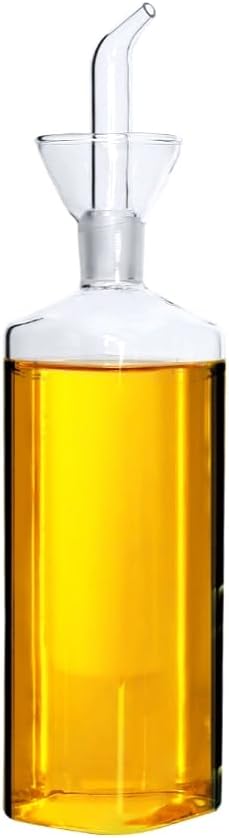 LandHope Oil Bottle Glass Olive Oil Dispenser Bottle Glass Cooking Oil Vinegar by LandHope