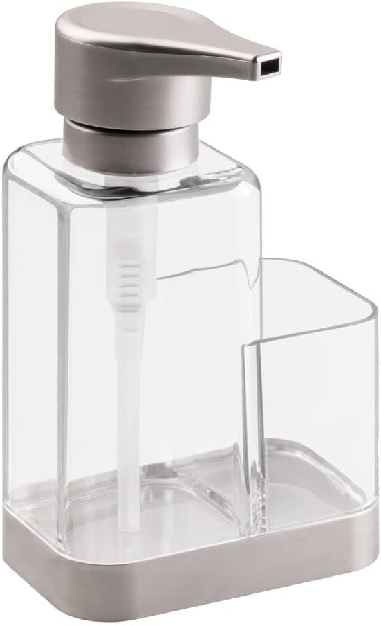 mDesign Modern Plastic Kitchen Sink Countertop Liquid Hand Soap Dispenser Pump - Image 4