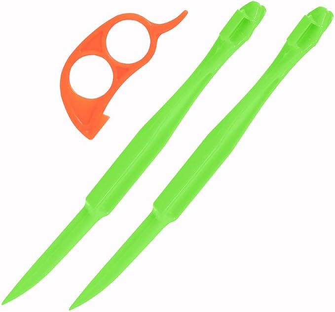 Soft Home Premium Plastic Orange Peeler Lemon Citrus Peel Cutter Vegetable by Soft+Home