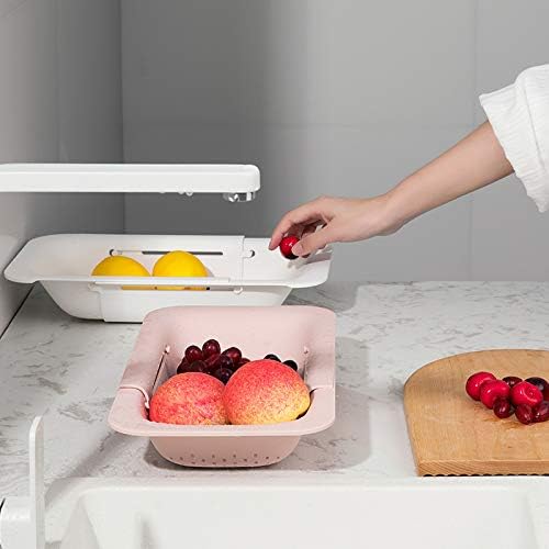 NIWWIN Collapsible Kitchen Colander Strainer, Expandable Over the Sink Colander - Image 7