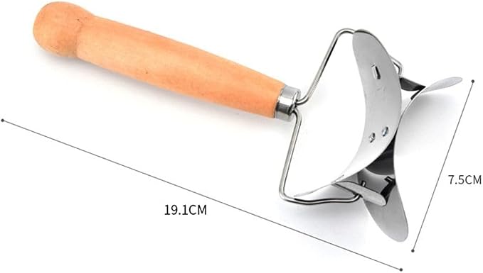 Stainless Steel Large Dumpling Skin Dough Circle Roller Machine Cutters Home - Image 7