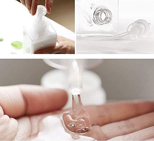 Pump Bottle, Refillable Plastic Empty Lotion Soap Dispenser Liquid Container - Image 2