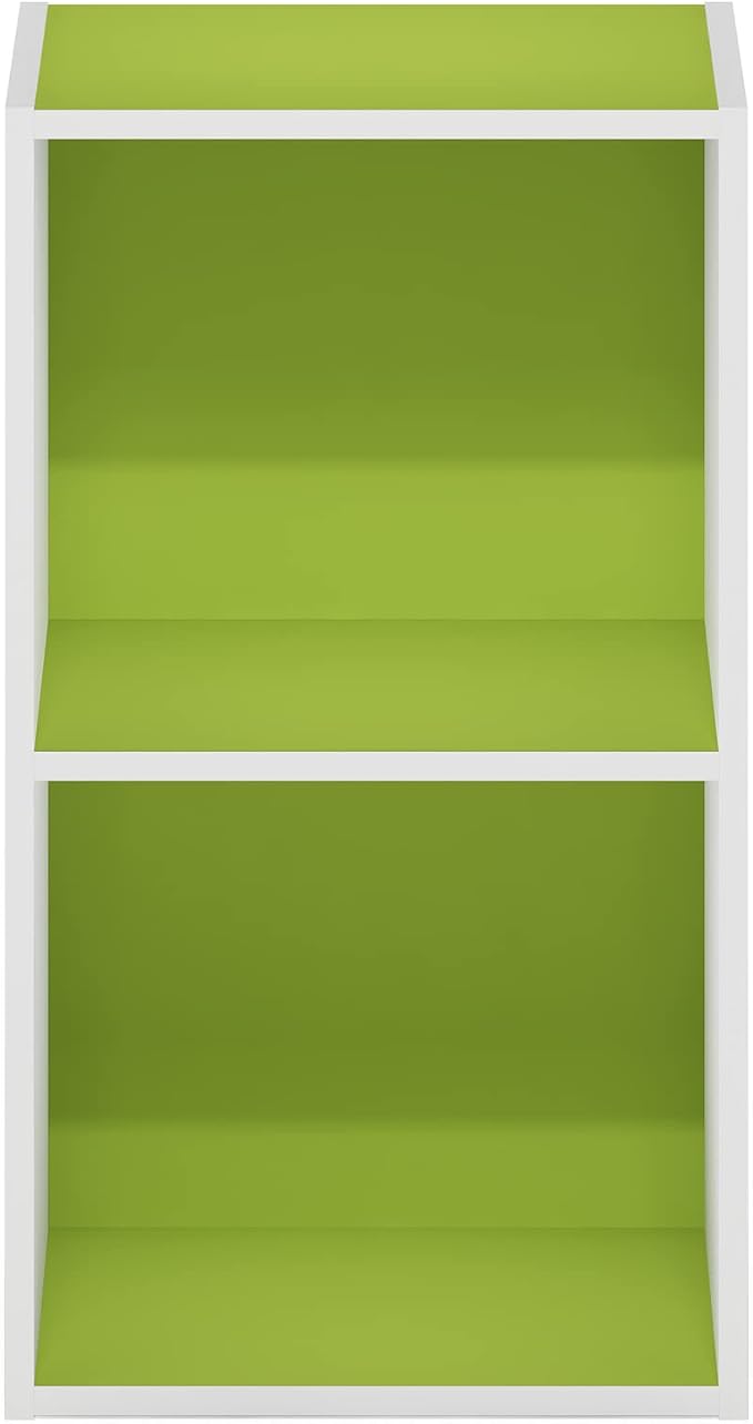 Furinno PASIR Book Shelf, 2-Tier Modern Bookshelf, Open Shelves Bookcase 9 x 12 - Image 7