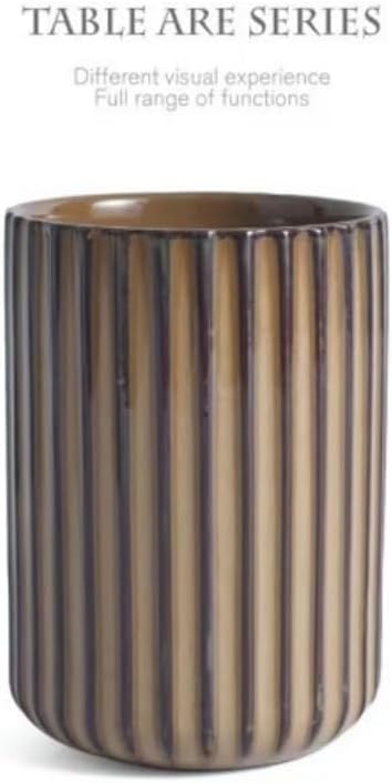 TOPYOKK Stoneware Coffee Bar Utensil Holder Tea & Coffee Spoon & Stirrer Holder - Image 9