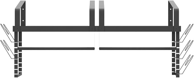 X-cosrack Pot Racks Wall Mounted Set of 2, - Image 4