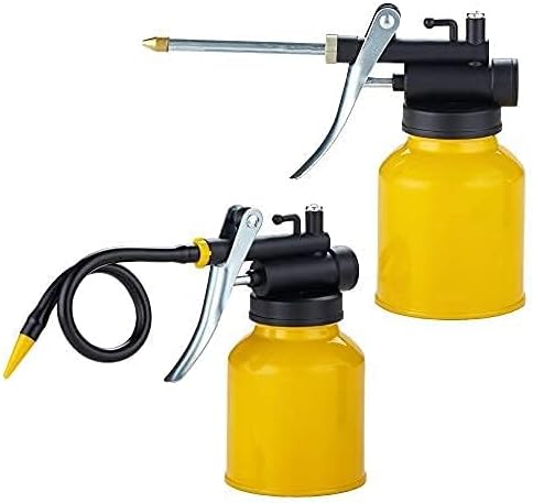 Hand Pump Oiler Can Professional Level 8 oz. Capacity Pump Oiler - Image 2
