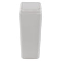 3.5 Gallons/14 Liter Small Trash Can, Plastic Swing Lid Garbage Bin，9.8" x 6.6" by Leendines