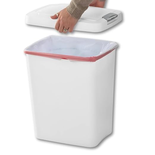 7.5 Gallon White Wastebasket - Image 4