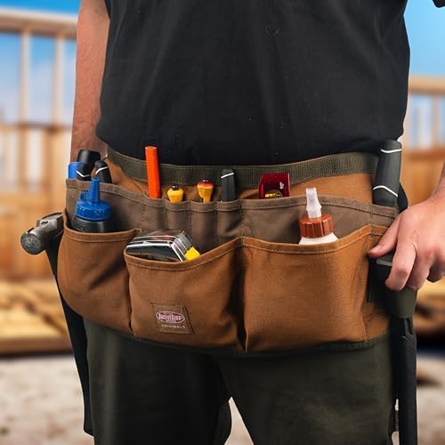 Bucket Boss Canvas SuperWaist Work Apron in Brown - Image 2
