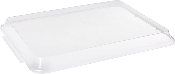 TrueCraftware- Half Size Polypropylene Sheet Pan Cover Clear Color Set of 2- - Image 3