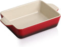 Sweejar Ceramic Baking Dish, Rectangular Small Baking Pan by Sweejarco1949