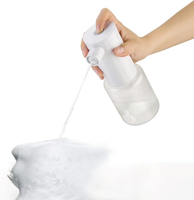 Foaming Soap Dispenser, Electric and Rechargeable, Refillable Foam Hand by XINSENYUE