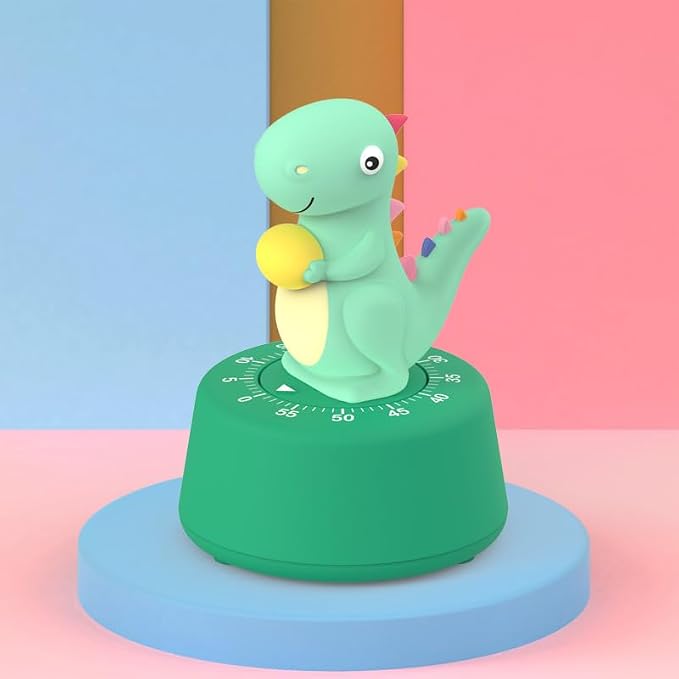 ELE DEPI 60 Minutes Mechanical Kitchen Timer, Cute Dinosaur Timer - Image 7