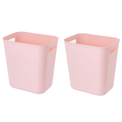 UUJOLY Plastic Small Trash Can Wastebasket, Garbage Container Basket by UUJOLY