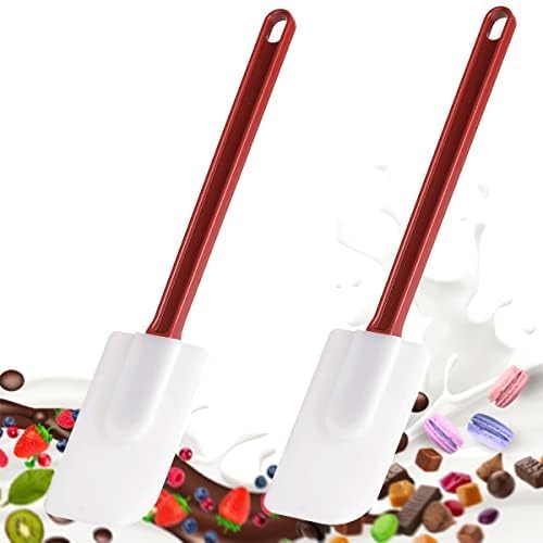 Commercial Grade Silicone Rubber Spatula Set, High Heat Spatula Scrapers 14 by masteymoh