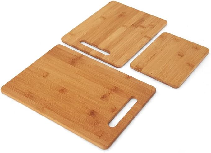 Farberware 3-Piece Wood Cutting Board Set, Reversible Chopping Boards - Image 8