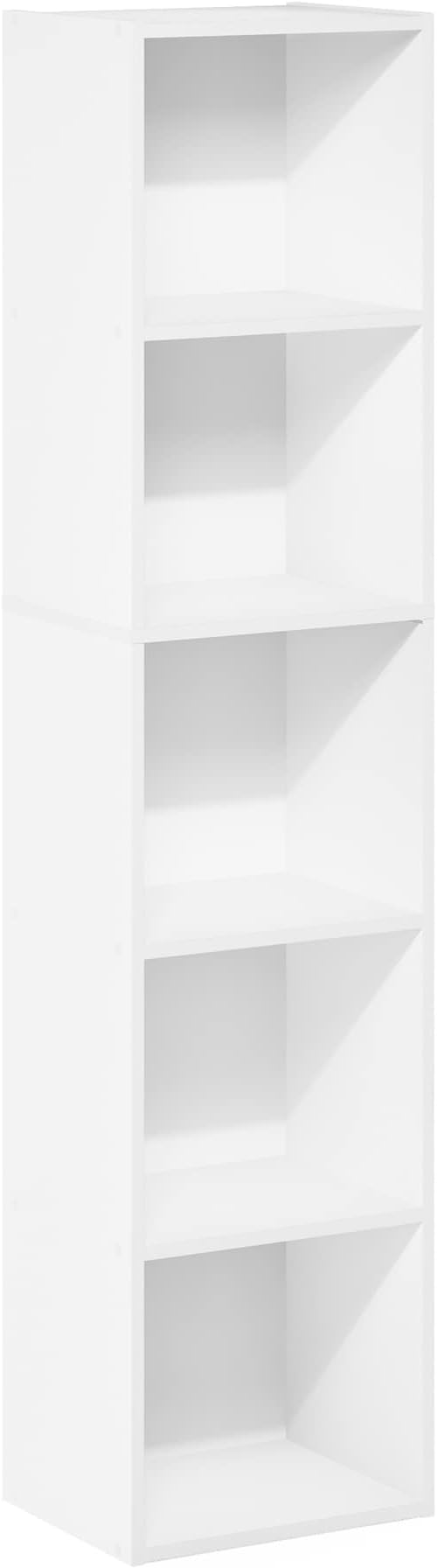 Furinno PASIR Book Shelf, 5-Tier Modern Bookshelf, Open Shelves Bookcase 9 x 12 - Image 7