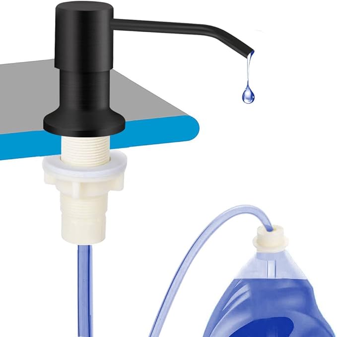 OHiHi Dish Soap Dispenser for Kitchen Sink, Countertop Sink Soap Dispenser by OHiHi