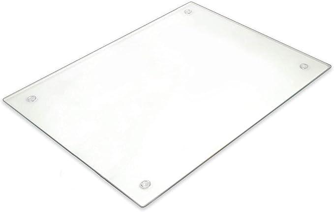 Tempered Glass Cutting Board Long Lasting Clear Glass Scratch, Shatter Resistant - Image 3