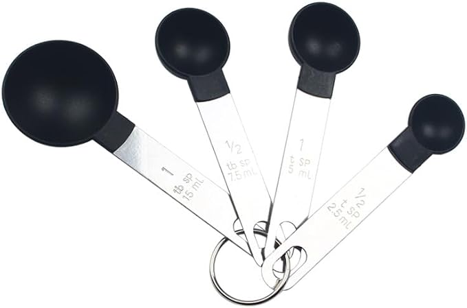 Plastic Measuring Cup & Spoon Set – 8-Piece - Image 6