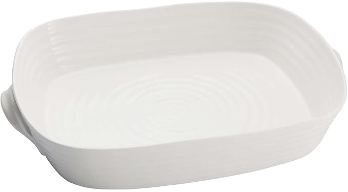 Portmeirion Sophie Conran Handled Roasting Dish, Freezer Safe Pan - Image 2