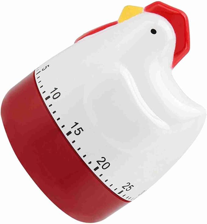 Kitchen Timer Cute, Lovely Egg Time Meter, Chicken Mechanical Wind up Timer - Image 9